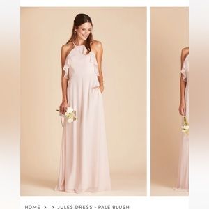 Birdy Grey Jules pale blush dress size M